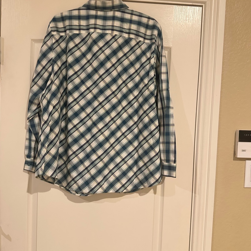 Cold water Creek Button Down shirt Plaid 24W - Picture 5 of 7